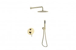 BESCO - Podomietkový sprchový set SLIM DECCO/ILLUSION II Zlatá lesklá (BABPDIIIJZ)