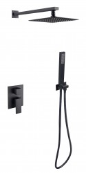 BESCO - Podomietkový sprchový set SLIM MODERN/VARIUM II - Čierna matná (BABPMVIICZ)