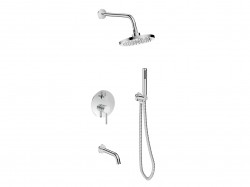 BESCO - Podomietkový sprchový set VEO I chróm (BABPVCH)