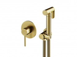 BESCO - Set s bidetovou sprškou VEO zlatá brúsená (BABBVZBZ)