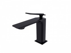 BESCO - Stojanková umývadlová batéria ASPIRA II čierna (BABUAIICZ)