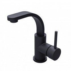 BESCO - Stojanková umývadlová batéria Decca II - Radiátory - Farebné prevedenie HL - Čierna matná (BABUDIICZ)