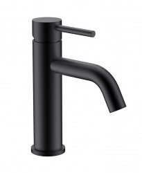 BESCO - Stojanková umývadlová batéria VEO II čierna (BABUVIICZ)