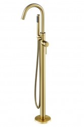 BESCO - Stojanková vaňová batéria VEO I zlatá brúsená (BABWVIBZ)