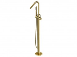 BESCO - Stojanková vaňová batéria VEO III zlatá brúsená s EASY boxom (BABWV3BZ)