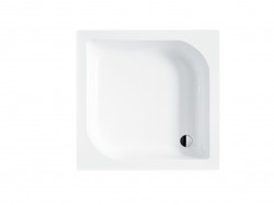 BESCO - Štvorcová sprchová vanička ARES - Nožičky k vani - Bez nožičiek, Rozmer A - 90, Rozmer B - 90 (VANKARES90)