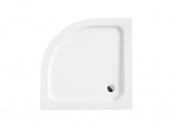 BESCO - Štvrťkruhová sprchová vanička ALEX - Rozmer A - 90, Rozmer B - 90 (OLBVANACALE90)