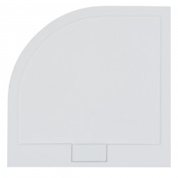 BESCO - Štvrťkruhová sprchová vanička AXIM - Rozmer A - 80, Rozmer B - 80 (VANKAXIM80BBR55)