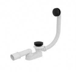 BESCO - Vaňový sifón Click-Clack s prepadom - Farba - Chróm (VANSMAKKP)