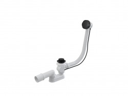 BESCO - Vaňový sifón s prepadom - Farba - Čierna (VANSWAUTOB)