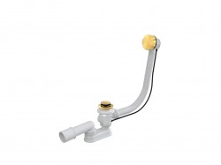 BESCO - Vaňový sifón s prepadom - Farba - Zlatá (VANSWAUTOG)