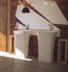 BESCO - Voľne stojace umývadlo ASSOS (KEASSVSW)