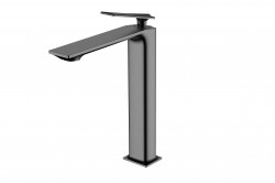 BESCO - Vysoká stojanková umývadlová batéria ASPIRA I grafitová (BABUAIGR)