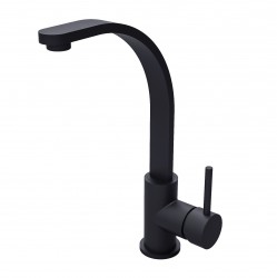 BESCO - Vysoká stojanová umývadlová batéria Decca I Čierna (BABUDICZ)