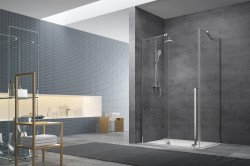 Bočná zástena k sprchovým dverám 77,5 cm SAT Walk-In Xmotion SATWIXMSTENA80CR (SATWIXMSTENA80CR)