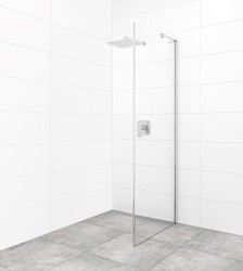Bočná zástena k sprchovým dverám 80 cm SAT TGD NEW SATTGDNSTENA80CRT (SATTGDNSTENA80CRT)