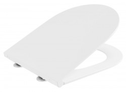 Bruckner - GLANZ WC sedátko, SLIM, Soft Close, Easy Take, biela (201.526.4)