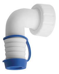 Bruckner - Kolienko pračkového podomietkového sifónu, biela (168.120.0)