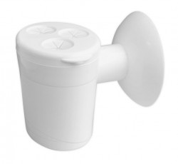 Bruckner - Kondenzačný sifón s guličkou, pre 3 hadice, biela (168.454.0)