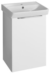 Bruckner - NEON skrinka s keramickým umývadlom 50x41,5 cm, biela (501.112.0)