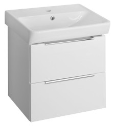 Bruckner - NEON skrinka s keramickým umývadlom 50x41,5 cm, biela (501.114.0)