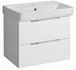 Bruckner - NEON skrinka s keramickým umývadlom 60x41,5 cm, biela (501.113.0)