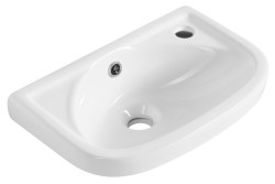 Bruckner - REX keramické umývadielko 41x28cm, biela (201.100.0)