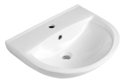 Bruckner - SPIRAL keramické umývadlo 54x45cm, biela (201.086.0)