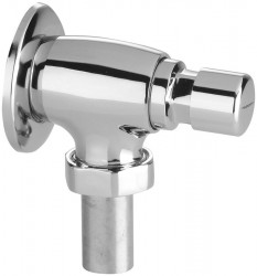 Bruckner - TEMPOR samozatvárací závesný WC ventil, chróm (937.471.1)