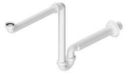 Bruckner - Umývadlový sifón šetriaci miesto, 5/4