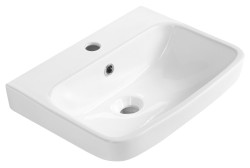 Bruckner - VIBRANT keramické umývadlo 46x33cm, biela (201.097.0)