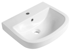 Bruckner - VIBRANT keramické umývadlo 51x42cm, biela (201.095.0)