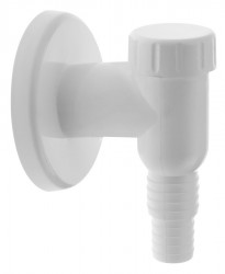 Bruckner - Vonkajší práčkový sifón, DN32, biela (168.303.0)