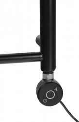 Bruckner - WICHER vykurovacia tyč s termostatom, 800 W, čierna mat (600.206.6)