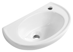 Bruckner - WINZ keramické umývadielko 46x27cm, biela (201.101.0)