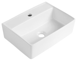 Bruckner - ZIPSER keramické umývadielko 43x32cm, biela (201.102.0)