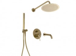 CALANI - Podomietkový vaňový a sprchový set NEXOS BS zlatý (CAL-B0020)
