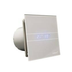 CATA - E-100 GSTH kúpeľňový ventilátor axiálny s automatom, 4W/8W,potrubie 100,strieborná (00900600)