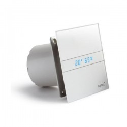 CATA - E-100 GTH kúpeľňový ventilátor axiálny s automatom, 4W/8W, potrubie 100, biela (00900200)
