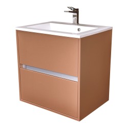 CEDERIKA - Amsterdam umývadlová 2x šuplík farba metallic medený korpus korpus metallic medený šírky 60 (CA.U2B.133.060)