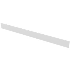 CERANO – Krycí čelný upraviteľný panel sprchovej vaničky - rovný – akrylát – biely – 180×12 (CER-679512)