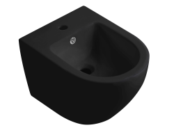 CERANO - Bidet závesný Cesso - čierna matná - 49x36 (CER-417404)