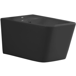 CERANO - Bidet závesný Forte - čierna matná - 51x36 (CER-538756)