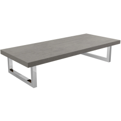 CERANO - Doska pod umývadlo Navira Pro + 2 konzoly pod dosku - betónovo šedá - 60x46x3,6 (CER-606054)