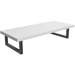 CERANO - Doska pod umývadlo Navira Pro + 2 konzoly pod dosku - biela matná - 60x46x3,6 (CER-606018)