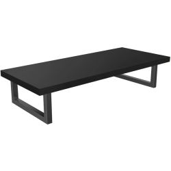 CERANO - Doska pod umývadlo Navira Pro + 2 konzoly pod dosku - čierna matná - 60x46x3,6 (CER-606030)