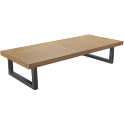 CERANO - Doska pod umývadlo Navira Pro + 2 konzoly pod dosku - dub medový - 60x46x3,6 (CER-606042)