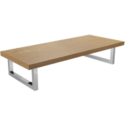 CERANO - Doska pod umývadlo Navira Pro + 2 konzoly pod dosku - dub medový - 60x46x3,6 (CER-606090)