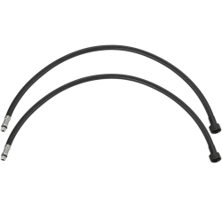 CERANO - Flexibilná pripojovacia hadica M10x3/8" - čierna matná - 50 - 2ks (CER-667770)