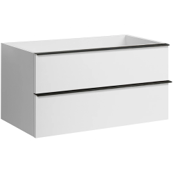 CERANO - Koupelnová skříňka pod umyvadlo Velora - bílá matná - 80x49,8x46  (CER-8050BD7911)